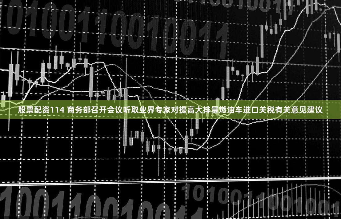 股票配资114 商务部召开会议听取业界专家对提高大排量燃油车进口关税有关意见建议