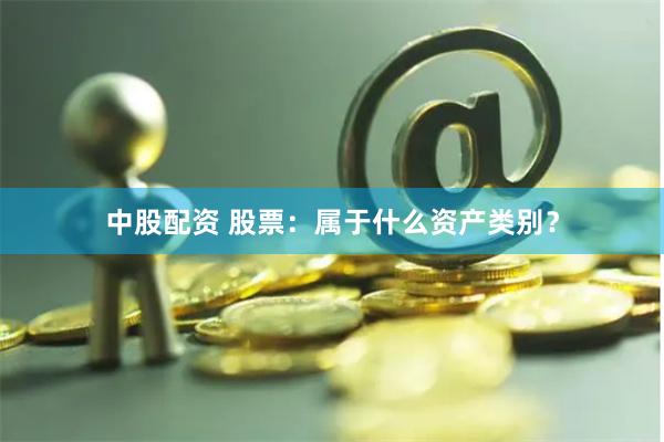 中股配资 股票:属于什么资产类别?